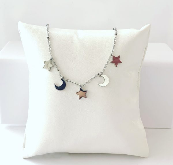 Collana cuori e stelle